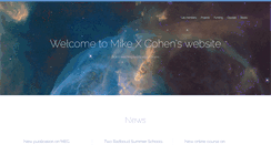 Desktop Screenshot of mikexcohen.com
