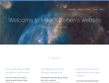 Tablet Screenshot of mikexcohen.com